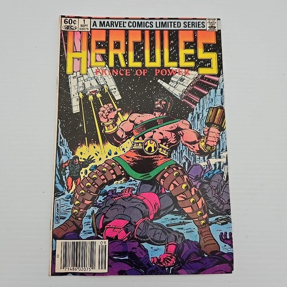 Hercules‎ #1 (1982), NEWSSTAND, Marvel Comics, 12 PICTURES, Combined Shipping